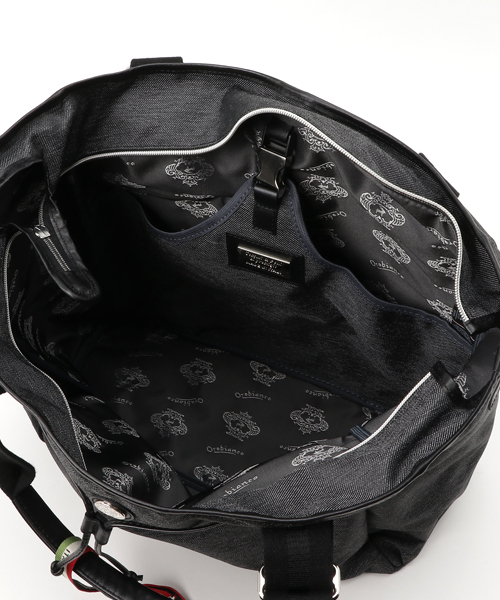 Orobianco（オロビアンコ）の「【Orobianco　オロビアンコ】　ARINNA-G JEANS　デニム調トートバッグ　Ａ４　/　90222（トートバッグ・メンズ・ブラック/ネイビー・FREE）」の14枚目の写真