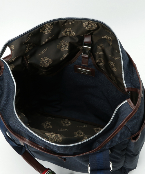 Orobianco（オロビアンコ）の「【Orobianco　オロビアンコ】　ARINNA-G JEANS　デニム調トートバッグ　Ａ４　/　90222（トートバッグ・メンズ・ブラック/ネイビー・FREE）」の7枚目の写真