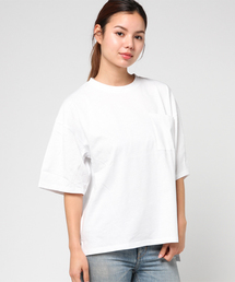 COMME CA ISM | 【雑誌掲載商品】コットン天竺ワイドＴシャツ(Tシャツ/カットソー)