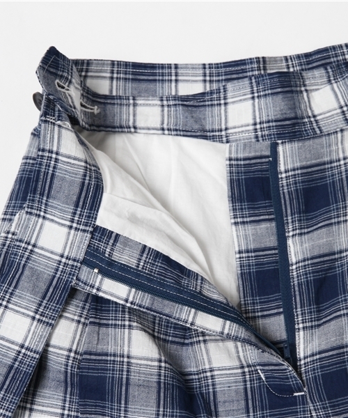 MOUSSY（マウジー）の「CHECK WIDE PT（その他パンツ・レディース・ベージュ系その他/ブルー系その他・1/2）」の10枚目の写真