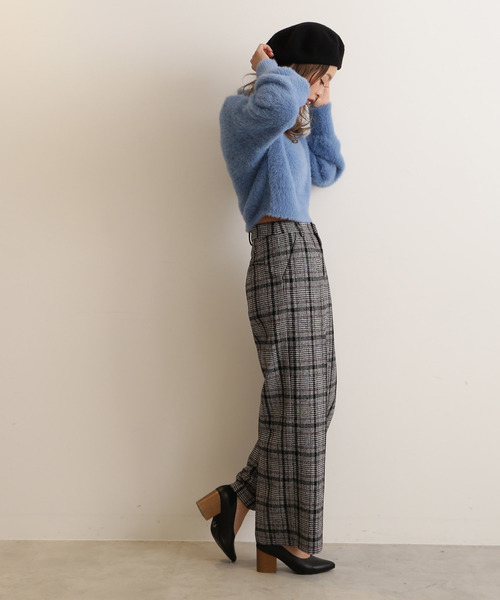 FREE'S MART（フリーズマート）の「Ｖカットチャンキーヒール（パンプス・レディース・ブラック/ブラウン/グリーン・LARGE/MEDIUM）」の19枚目の写真