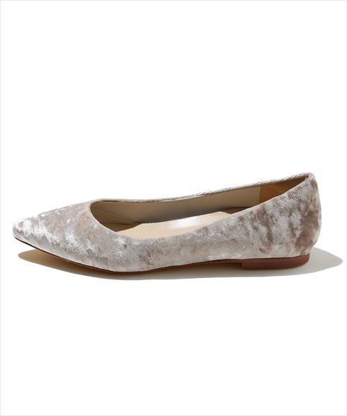 ADAM ET ROPE'（アダムエロペ）の「ボロネーゼフラットベルベット（バレエシューズ・レディース・ベージュ/ブルー系その他4/ベージュ系その他/ピンク・24.5cm/25.0cm/24.0cm/22.5cm/23.0cm/23.5cm）」の8枚目の写真