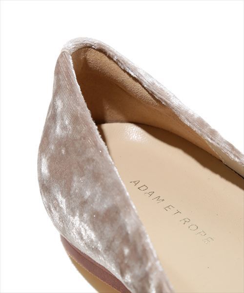 ADAM ET ROPE'（アダムエロペ）の「ボロネーゼフラットベルベット（バレエシューズ・レディース・ベージュ/ブルー系その他4/ベージュ系その他/ピンク・24.5cm/25.0cm/24.0cm/22.5cm/23.0cm/23.5cm）」の14枚目の写真