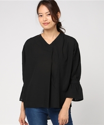 earth music&ecology | ・ノーカラープルオーバー(シャツ/ブラウス)