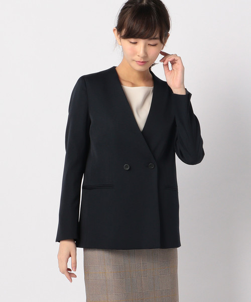 Liesse（リエス）の「ダブルジャケット（ノーカラージャケット）」 - WEAR