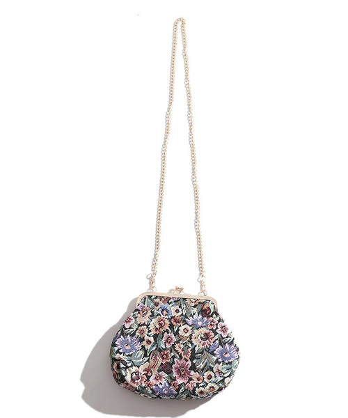 WEGO(ウィゴー)の「WEGO/ガマグチミニショルダーバッグ(ショルダーバッグ・レディース・ブラック/ブラウン/その他1/その他2/ブラック系その他/グレー系その他・FREE)」の10枚目の写真