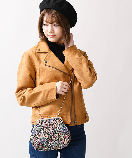 WEGO(ウィゴー)の「WEGO/ガマグチミニショルダーバッグ(ショルダーバッグ・レディース・ブラック/ブラウン/その他1/その他2/ブラック系その他/グレー系その他・FREE)」の17枚目の写真