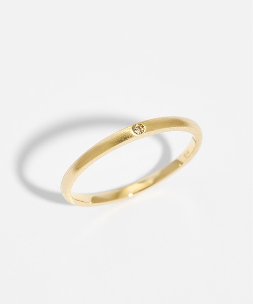 Jewel closet by L&Co.（ジュエルクローゼットバイエルアンドコー）の「【誕生石】K10 マットテクスチャーリング（リング・レディース・その他1/その他2/その他3/その他4/その他5/その他6/その他7/その他8/その他9/その他10/その他11/その他12・11号/9号/13号）」の4枚目の写真