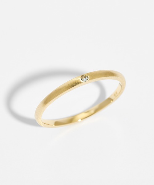 Jewel closet by L&Co.（ジュエルクローゼットバイエルアンドコー）の「【誕生石】K10 マットテクスチャーリング（リング・レディース・その他1/その他2/その他3/その他4/その他5/その他6/その他7/その他8/その他9/その他10/その他11/その他12・11号/9号/13号）」の6枚目の写真