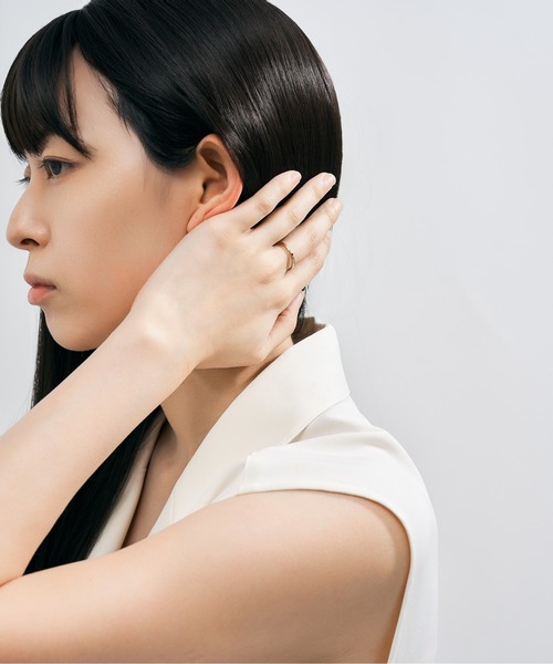 Jewel closet by L&Co.（ジュエルクローゼットバイエルアンドコー）の「【誕生石】K10 マットテクスチャーリング（リング・レディース・その他1/その他2/その他3/その他4/その他5/その他6/その他7/その他8/その他9/その他10/その他11/その他12・11号/9号/13号）」の18枚目の写真