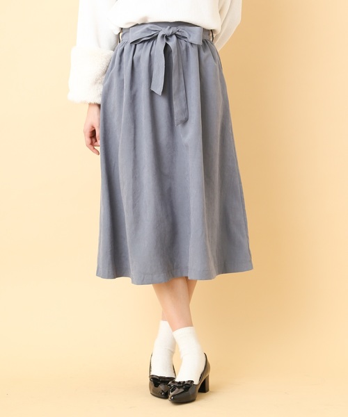 OLIVE des OLIVE（オリーブデオリーブ）の「リバーシブルスカート（スカート・レディース・ネイビー/サックスブルー/キャメル/ピンク系その他・MEDIUM）」の2枚目の写真