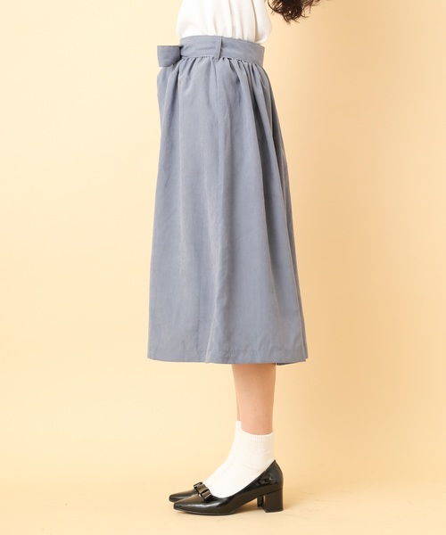 OLIVE des OLIVE（オリーブデオリーブ）の「リバーシブルスカート（スカート・レディース・ネイビー/サックスブルー/キャメル/ピンク系その他・MEDIUM）」の7枚目の写真