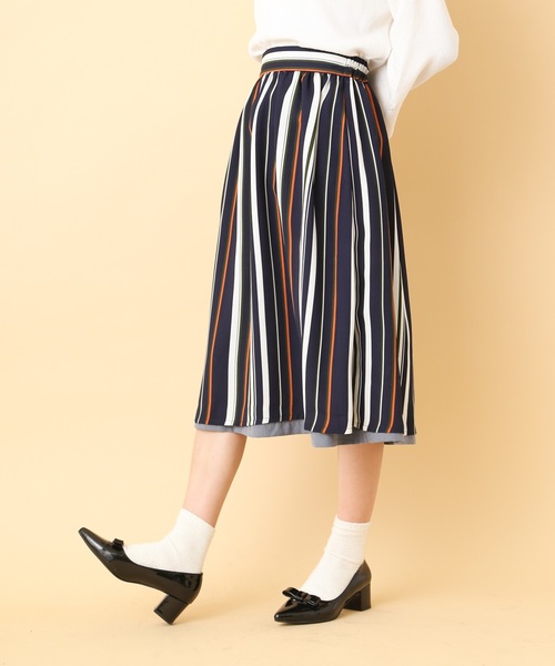 OLIVE des OLIVE（オリーブデオリーブ）の「リバーシブルスカート（スカート・レディース・ネイビー/サックスブルー/キャメル/ピンク系その他・MEDIUM）」の11枚目の写真