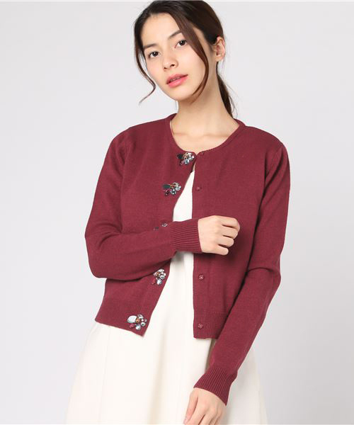 Redyazel レディアゼル の ビジューボタンカーディガン カーディガン ボレロ Wear