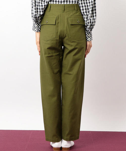 green label relaxing（グリーンレーベルリラクシング）の「◆SC Cバックサテン ベイカーパンツ ◆（その他パンツ・レディース・ネイビー/オフホワイト/オリーブ・44/42/40/36/34/38/46）」の12枚目の写真