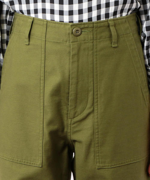 green label relaxing（グリーンレーベルリラクシング）の「◆SC Cバックサテン ベイカーパンツ ◆（その他パンツ・レディース・ネイビー/オフホワイト/オリーブ・44/42/40/36/34/38/46）」の16枚目の写真