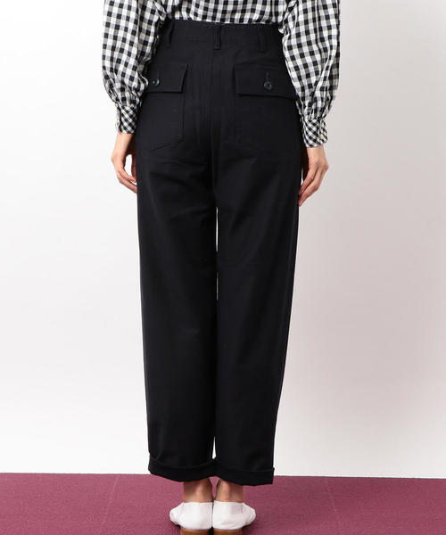 green label relaxing（グリーンレーベルリラクシング）の「◆SC Cバックサテン ベイカーパンツ ◆（その他パンツ・レディース・ネイビー/オフホワイト/オリーブ・44/42/40/36/34/38/46）」の10枚目の写真