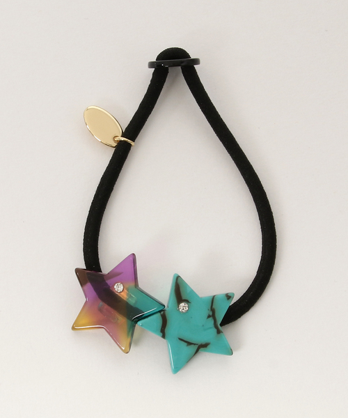 GLOBAL WORK（グローバルワーク）の「【キッズ】アソートモチーフヘアゴム/782673（ヘアゴム・キッズ・ホワイト/ブラウン/ブルー/レッド/イエロー・FREE）」の3枚目の写真