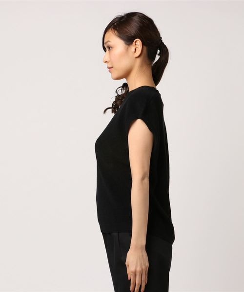 MARGARET HOWELL - マーガレットハウエル TWISTED LINEN COTTON ニット ネイビー LINEN COTTON | MARGARET HOWELL（マーガレット・ハウエル