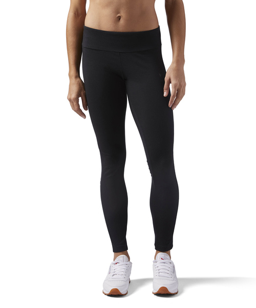 Reebok(リーボック)の「ロゴレギンス F LOGO LEGGING(レギンス/スパッツ・レディース・ブラック/ネイビー・SMALL/MEDIUM/LARGE/X-LARGE)」の9枚目の写真