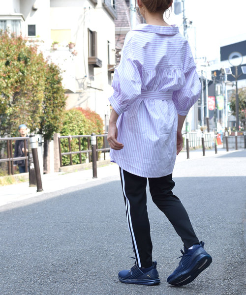 w closet(ダブルクローゼット)の「ライン入りレギンス(その他パンツ・レディース・ブラック・FREE)」の5枚目の写真
