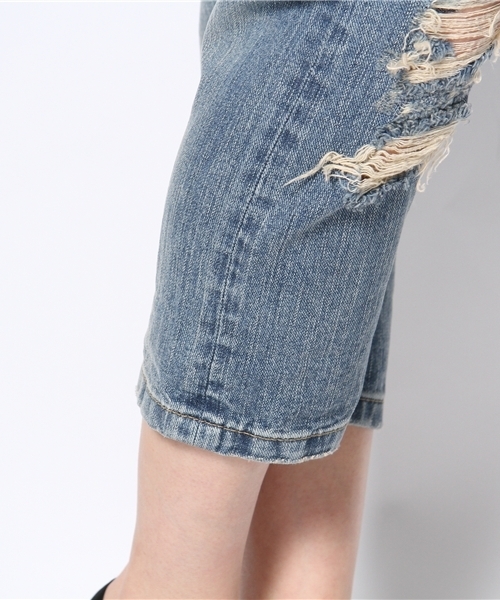 CIAOPANIC（チャオパニック）の「【Ciaopanic】クラッシュDENIM（デニムパンツ・レディース・サックスブルー・SMALL/MEDIUM/LARGE）」の6枚目の写真