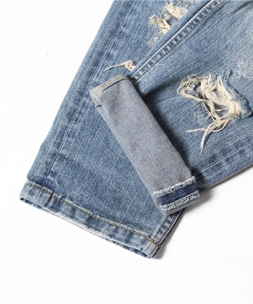 CIAOPANIC（チャオパニック）の「【Ciaopanic】クラッシュDENIM（デニムパンツ・レディース・サックスブルー・SMALL/MEDIUM/LARGE）」の9枚目の写真