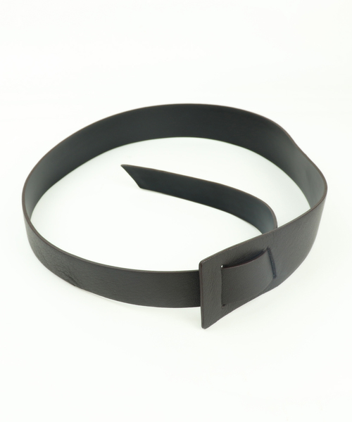 Monocoro toppi（モノコロトッピ）の「本革サッシュベルト（ベルト・レディース・キャメル/ブラウン/グレー/ブラック・フリー）」の6枚目の写真