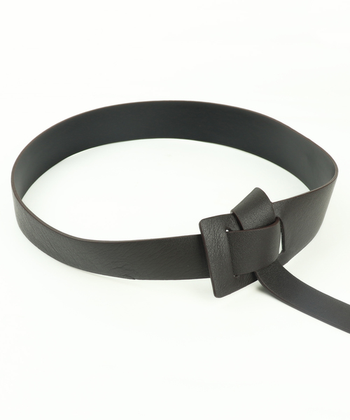 Monocoro toppi（モノコロトッピ）の「本革サッシュベルト（ベルト・レディース・キャメル/ブラウン/グレー/ブラック・フリー）」の8枚目の写真