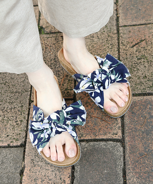 studio CLIP（スタディオクリップ）の「アソート生地リボンサンダル（サンダル・レディース・その他1/その他2/イエロー/その他3・SMALL/MEDIUM/LARGE）」の4枚目の写真