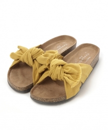 studio CLIP | アソート生地リボンサンダル(サンダル)