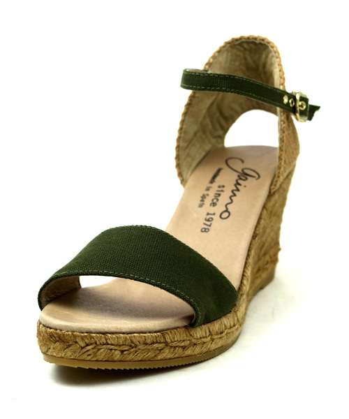 GAIMO（ガイモ）の「キャンバスヒールジュートサンダル（サンダル・レディース・ホワイト/ブラック/レッド/カーキ/ブルー/ゴールド/マスタード・38/39/35/36/37）」の8枚目の写真