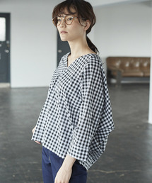 AMERICAN HOLIC | ・Vネックバックタックブラウス(シャツ/ブラウス)