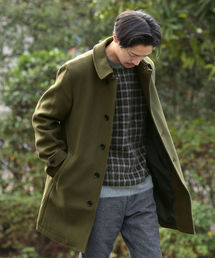 Ships シップス メンズのステンカラーコート グリーン系 一覧 Wear