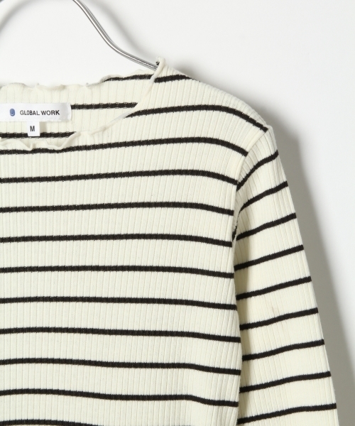 GLOBAL WORK（グローバルワーク）の「【キッズ】ウエストリボンレイヤーワンピース長袖/802161（ワンピース・キッズ・ライトグレー/ネイビー/イエロー・SMALL/LARGE/X-LARGE/XX-LARGE/MEDIUM）」の6枚目の写真