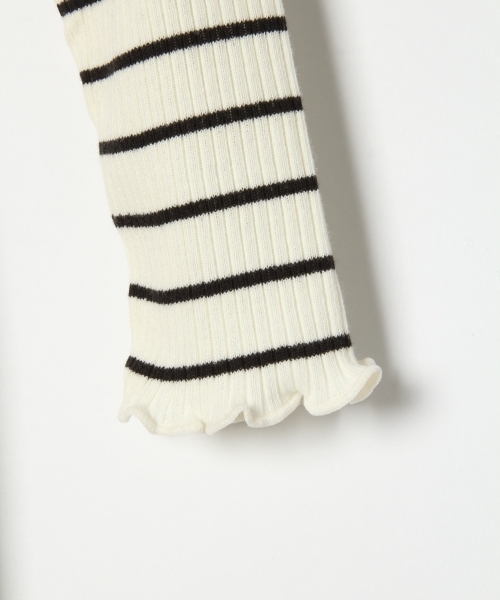 GLOBAL WORK（グローバルワーク）の「【キッズ】ウエストリボンレイヤーワンピース長袖/802161（ワンピース・キッズ・ライトグレー/ネイビー/イエロー・SMALL/LARGE/X-LARGE/XX-LARGE/MEDIUM）」の7枚目の写真