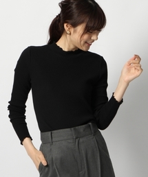 GLOBAL WORK | シアーリブスタンドメロー長袖/803204(Tシャツ/カットソー)