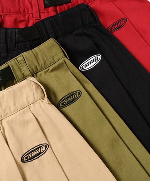 Candy Stripper（キャンディストリッパー）の「VOLUME TACK FLARE スカート（スカート・レディース・ブラック/ベージュ/カーキ/ボルドー・1/2）」の12枚目の写真