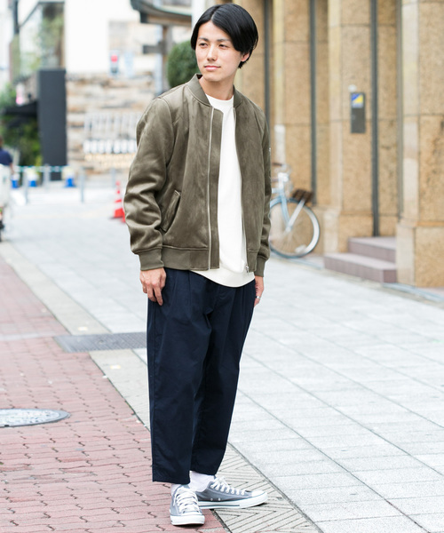 ITEMS URBANRESEARCH(アイテムズ アーバンリサーチ)の「フェイクスエードブルゾン(ブルゾン・メンズ・ブラック/カーキ/グレー・40/38)」の14枚目の写真