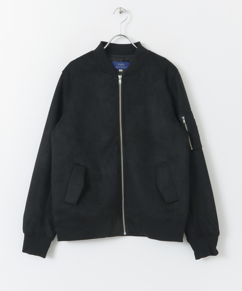 ITEMS URBANRESEARCH(アイテムズ アーバンリサーチ)の「フェイクスエードブルゾン(ブルゾン・メンズ・ブラック/カーキ/グレー・40/38)」の15枚目の写真