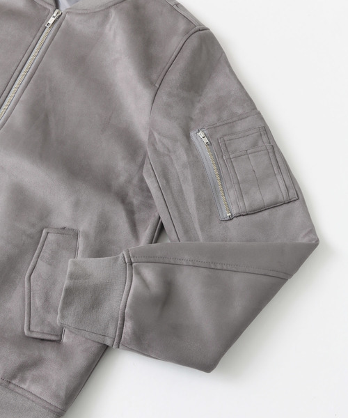 ITEMS URBANRESEARCH(アイテムズ アーバンリサーチ)の「フェイクスエードブルゾン(ブルゾン・メンズ・ブラック/カーキ/グレー・40/38)」の13枚目の写真