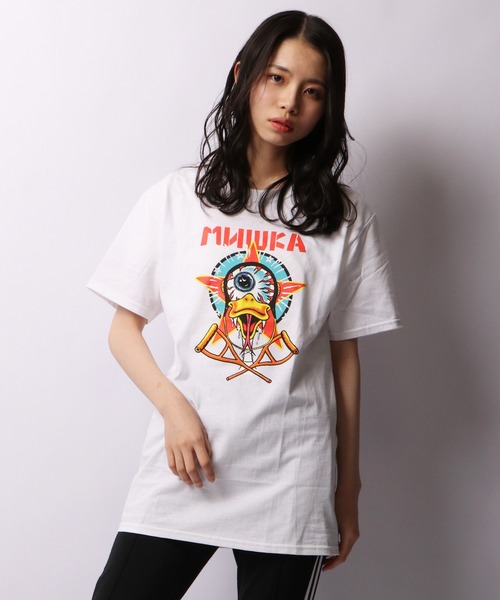 Mishka トップス キープウォッチダックプリントクルーネックｔシャツ Tシャツ カットソー Mishka ミシカ のファッション