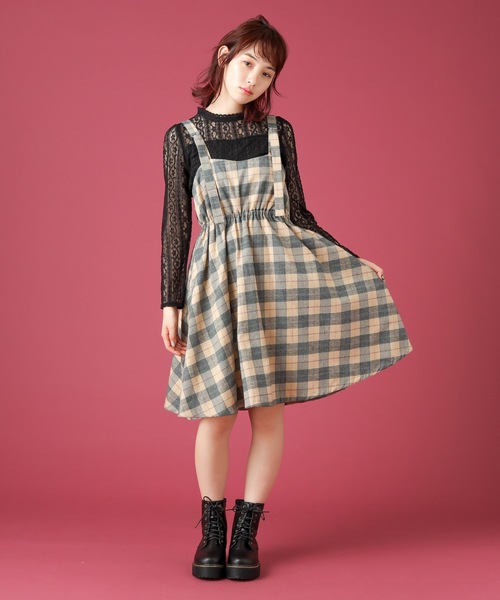 Olive Des Olive オリーブデオリーブ の ロングリボンジャンスカ ワンピース Wear