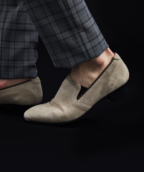 5351 POUR LES HOMMES(ゴーサンゴーイチプールオム)の「【セットアップ対応】ピンチェックスリムテーパードパンツ(その他パンツ・メンズ・グレー・44/46/48/50)」の9枚目の写真