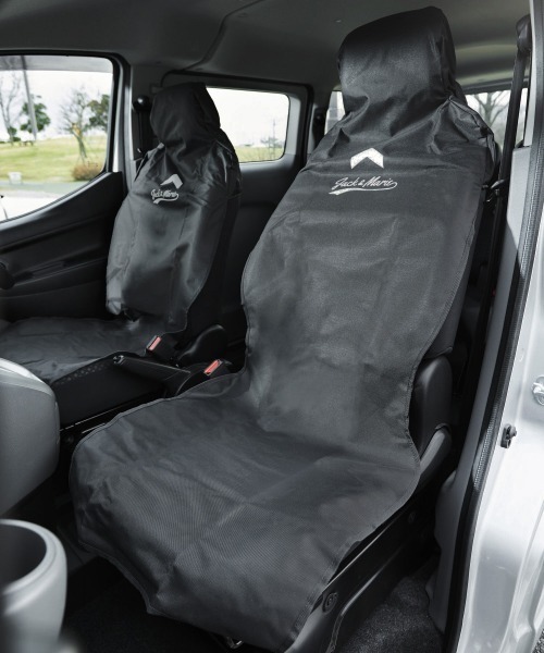 JACK & MARIE（ジャックアンドマリー）の「JACK & MARIE　防水シートカバー　WAVE　フロント1枚(バケット)（アウトドアグッズ・レディース・ダークグレー/ネイビー/オリーブドラブ・ONE SIZE）」の2枚目の写真