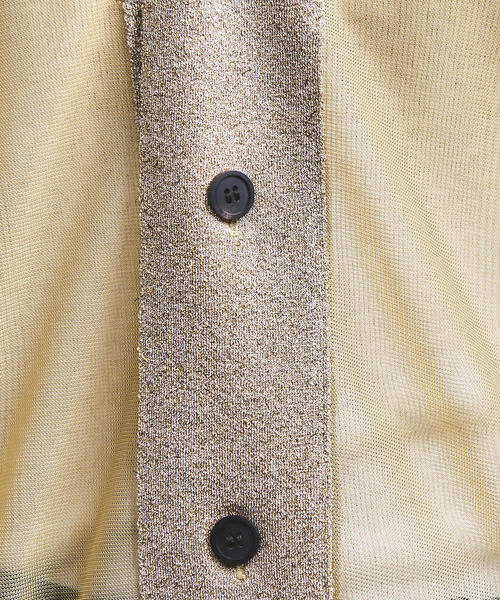 UNITED ARROWS(ユナイテッドアローズ)の「<TOGA PULLA(トーガ プルラ)>ラメ カーディガン■■■(カーディガン/ボレロ・レディース・シルバー/ゴールド・36)」の11枚目の写真