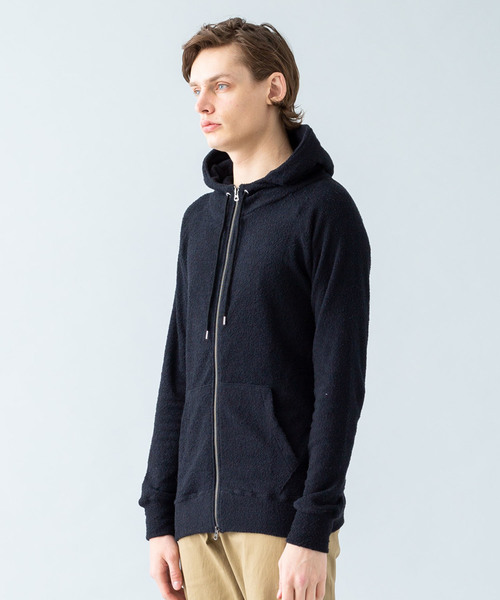 Magine(マージン)の「【magine】CTN/PE PILE STAND PARKA(パーカー・メンズ・ブラック/ネイビー/グレー・44/46/48)」の22枚目の写真
