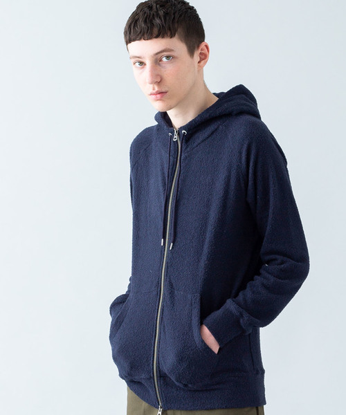 Magine(マージン)の「【magine】CTN/PE PILE STAND PARKA(パーカー・メンズ・ブラック/ネイビー/グレー・44/46/48)」の9枚目の写真