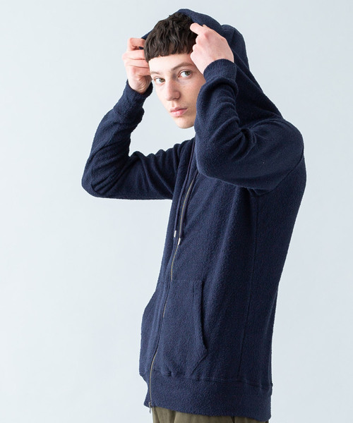 Magine(マージン)の「【magine】CTN/PE PILE STAND PARKA(パーカー・メンズ・ブラック/ネイビー/グレー・44/46/48)」の11枚目の写真