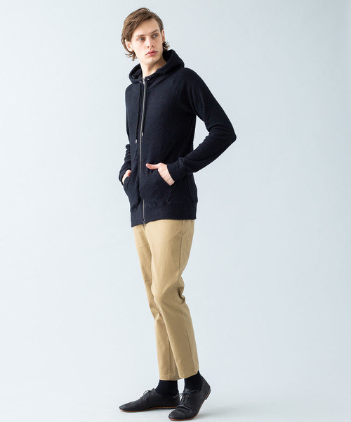 Magine(マージン)の「【magine】CTN/PE PILE STAND PARKA(パーカー・メンズ・ブラック/ネイビー/グレー・44/46/48)」の13枚目の写真